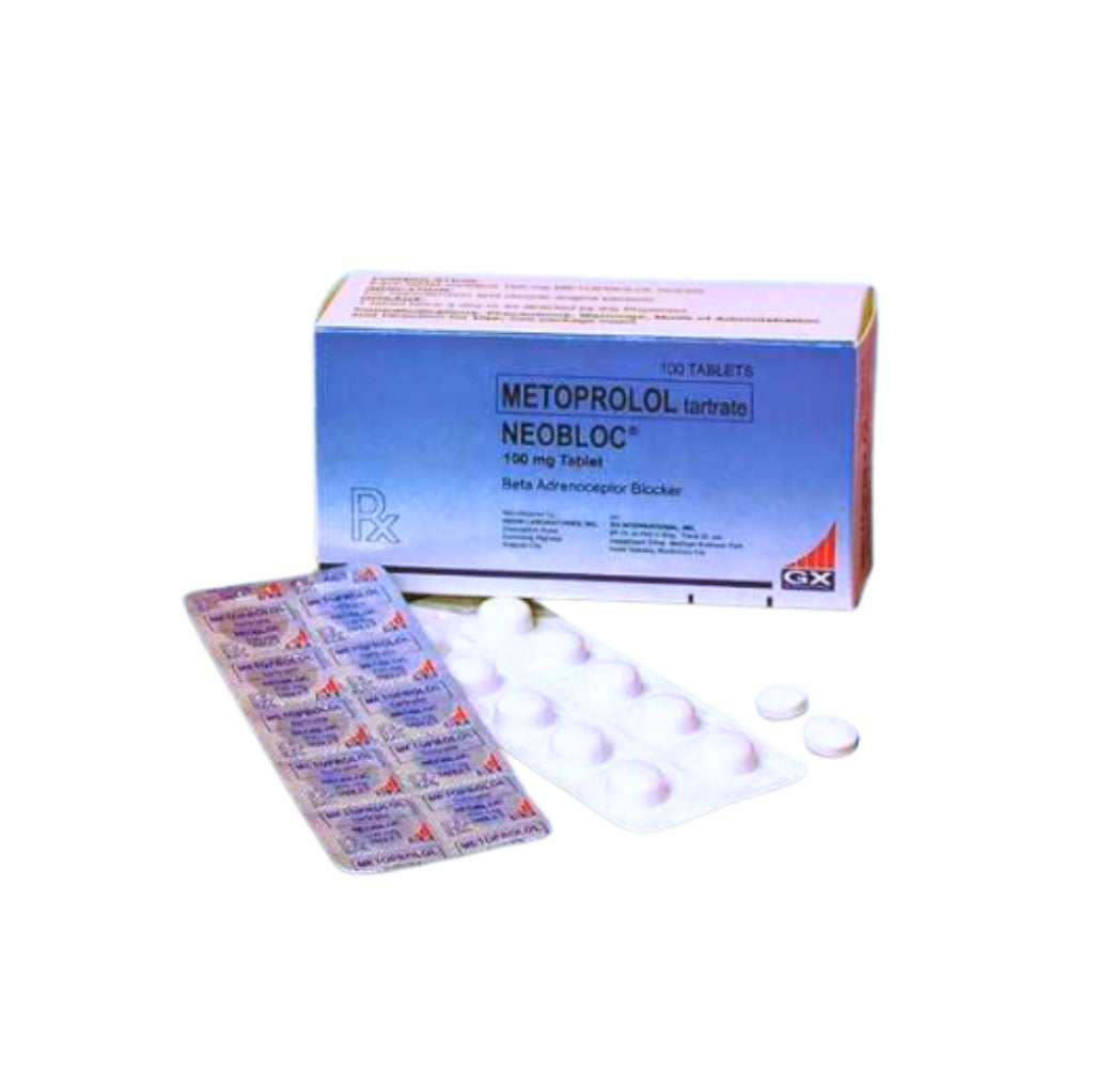 NEOBLOC Metoprolol 100mg Tablet x 1