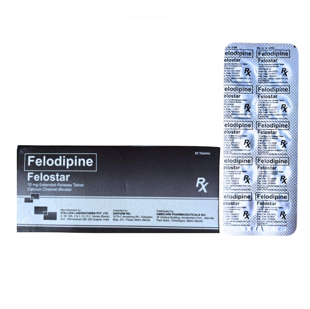 Felodipine 10mg. ER Tablet x 1