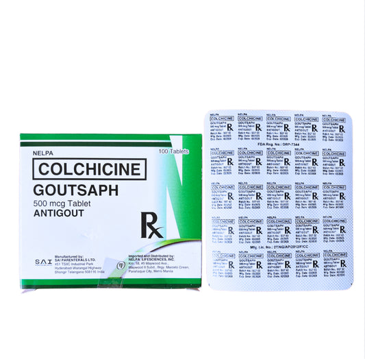 Colchicine 500mcg Tablet x 1