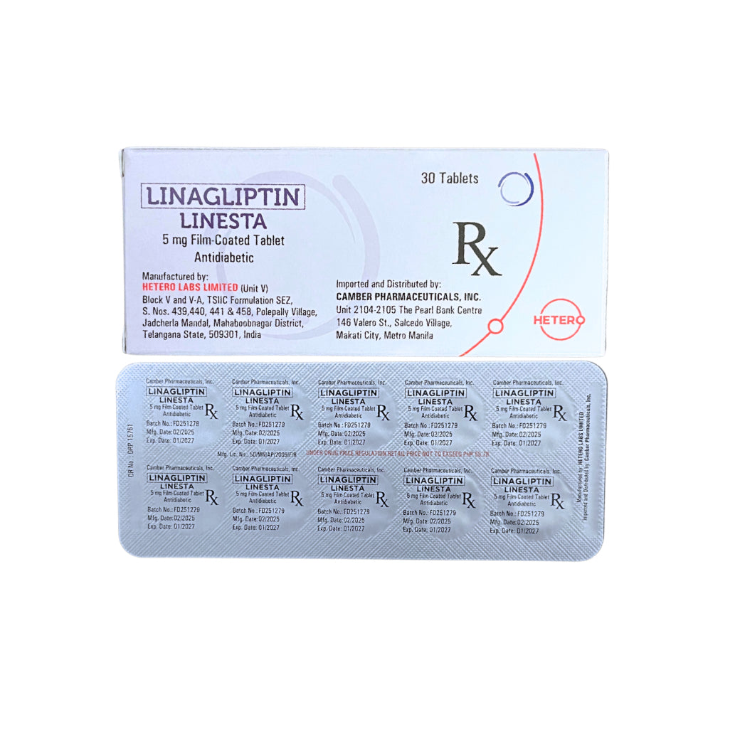Linagliptin 5mg. Tablet x 1s