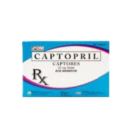 Captopril 25mg Tablet x 1