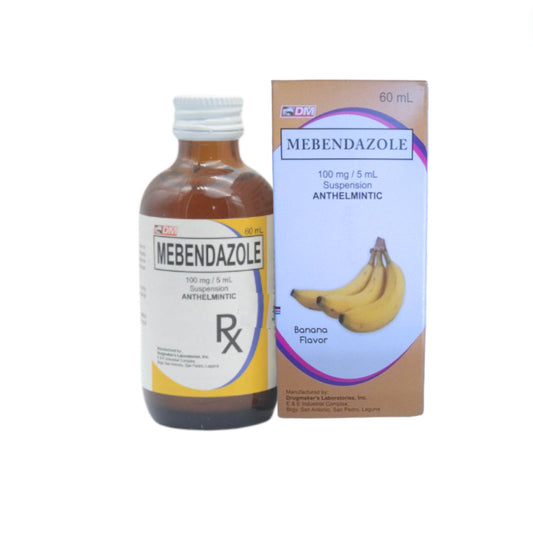 Mebendazole 100mg/5ml Suspension 60ml x1