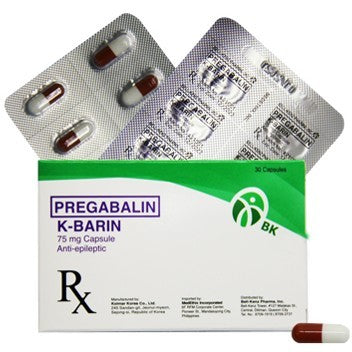 K-BARIN Pregabalin 75mg Capsule x 1