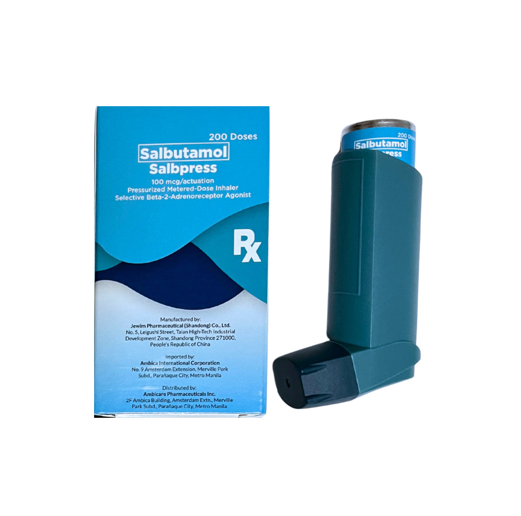 ASMALIN Inhaler Salbutamol 100mcg/Actuation 200 Actuations x 1
