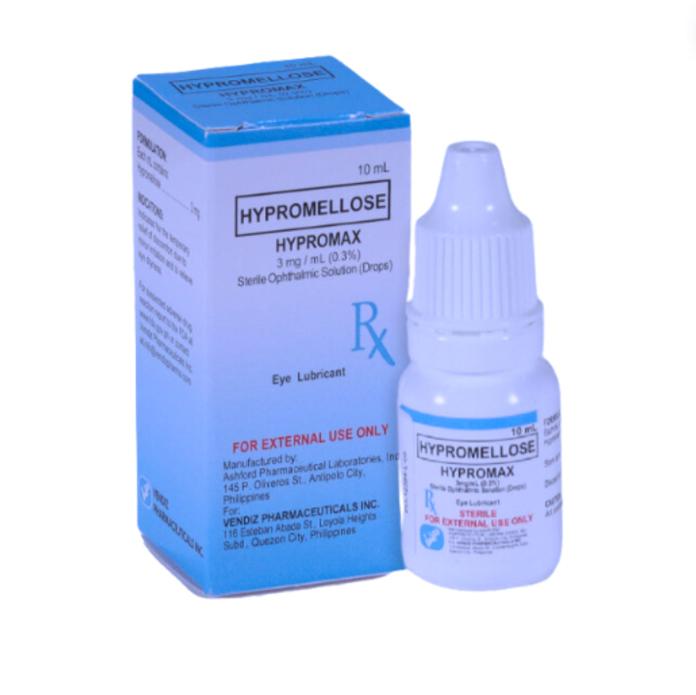 Hypromellose Artificial Tears 3mg./ml Eye Drops 10ml.