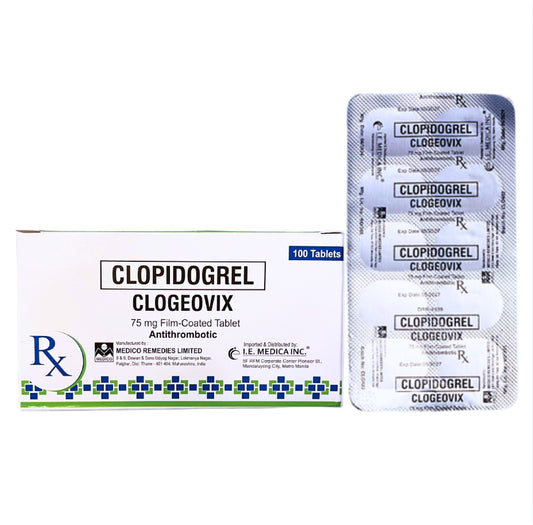 Clopidogrel 75mg Tablet x 1