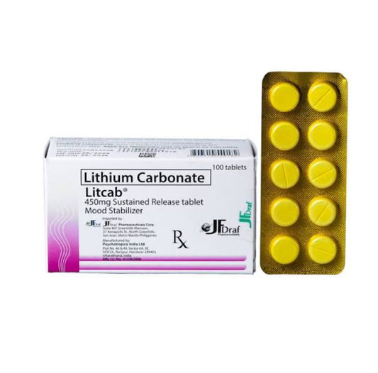 Lithium Carbonate 450 mg MR Tablet