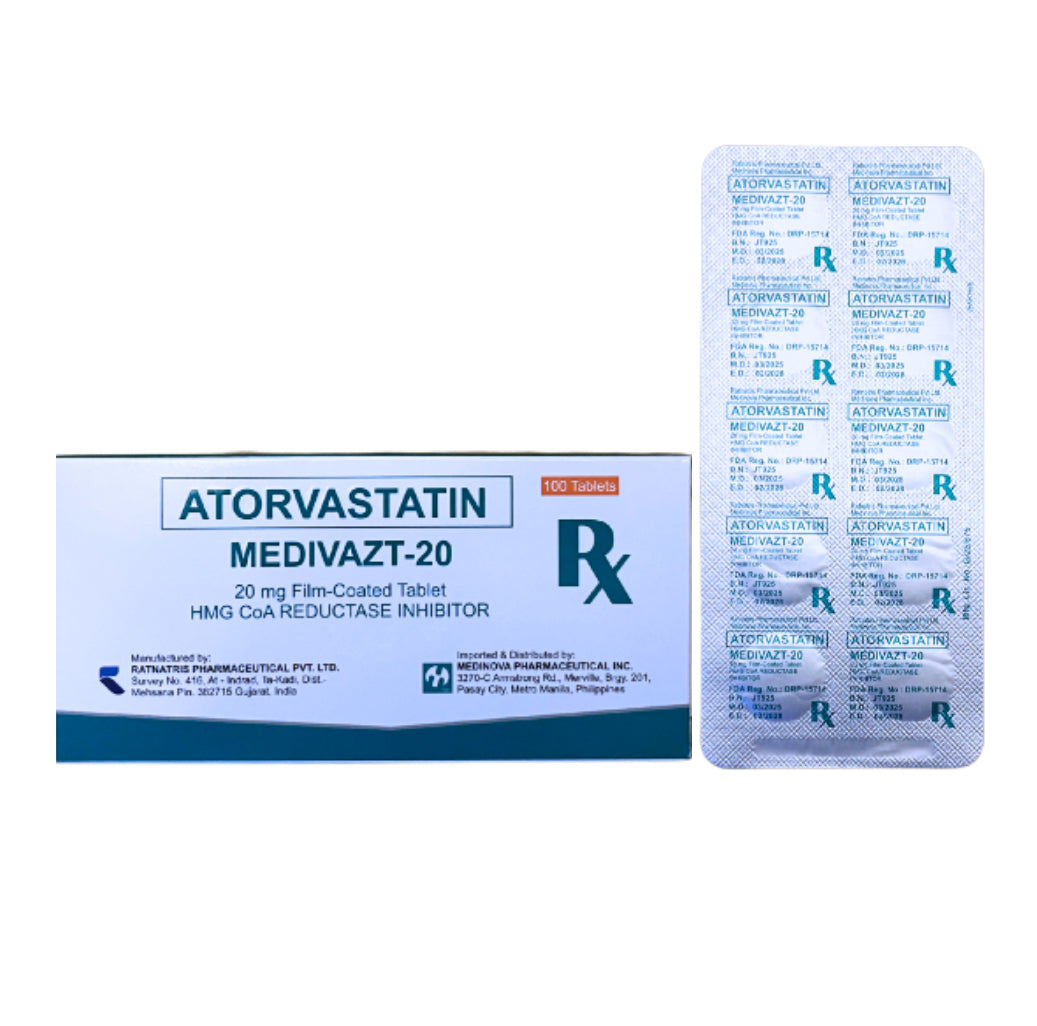 Atorvastatin 20mg Tablet x 1
