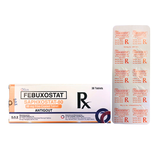 Febuxostat 80mg Tablet x 1s
