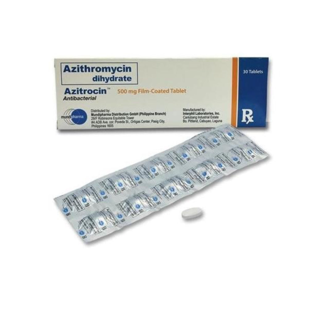 AZITROCIN ( Azithromycin ) 500mg Tablet x 1 – XalMeds