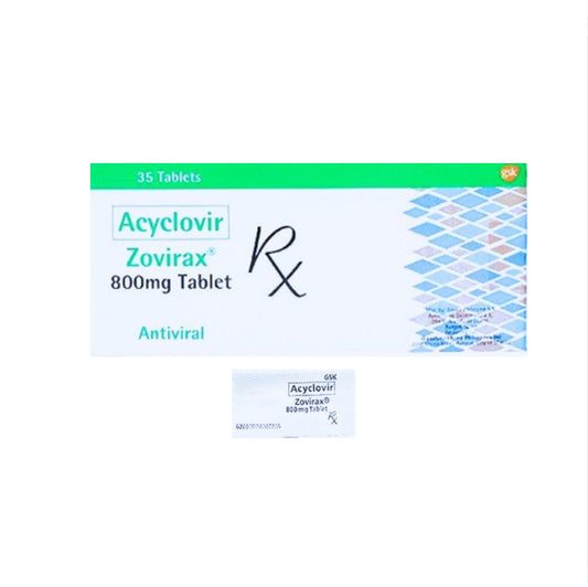 ZOVIRAX ( Aciclovir ) 800mg Tablet x 1