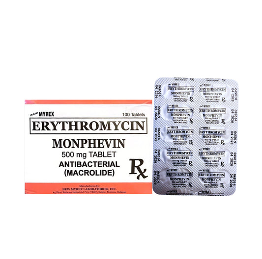 Erythromycin 500mg Tablet x 1