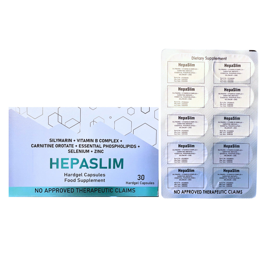 HEPATEK  (Carnitine Orotate + Silymarin + Phosphatidylcholine + B Vitamins + Zinc) Hardgel Capsule x 1