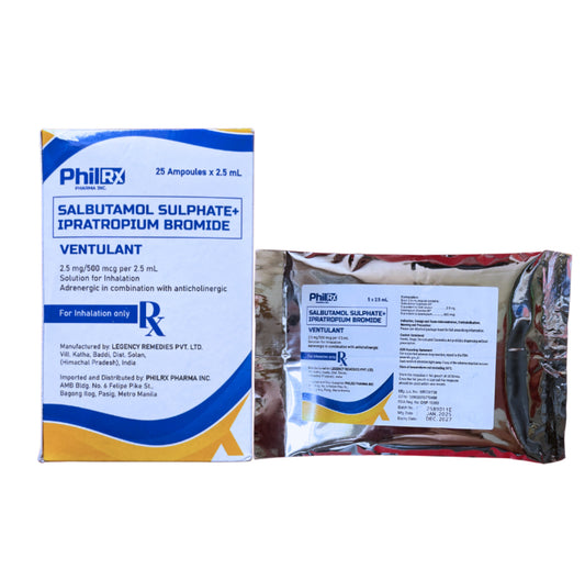 Salbutamol+Ipratropium 500mcg Nebule x 1