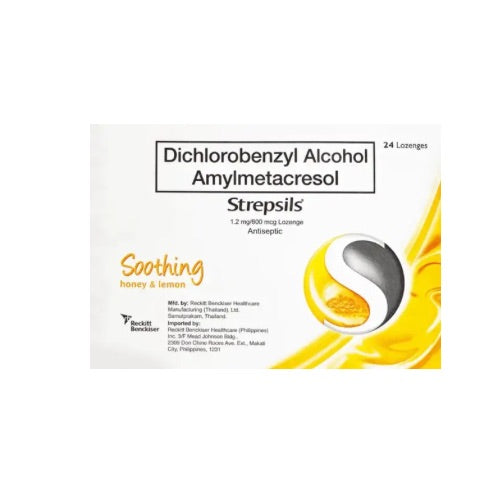 STREPSILS (Dichlorobenzyl Alcohol+ Amylmetacresol) Lozenges x 24’s