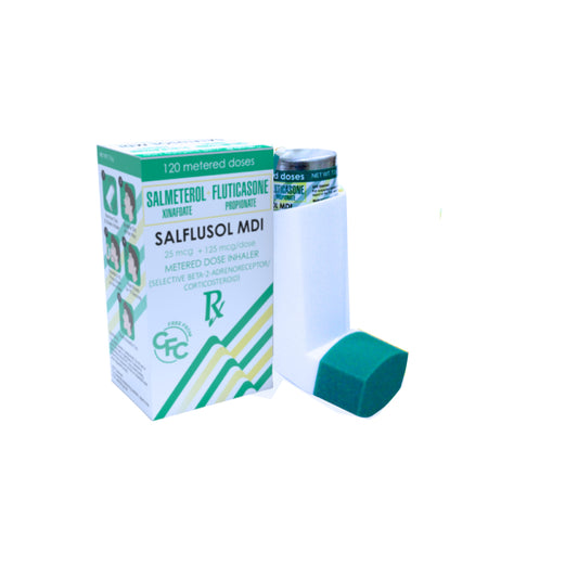 Salmeterol+Fluticasone 25/125mcg Inhaler x 1