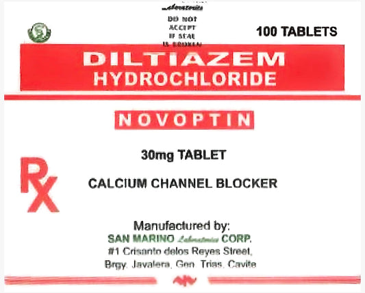 Diltiazem 30mg Tablet x 1