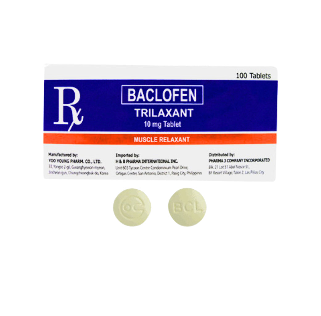 TRILAXANT [Baclofen] 10mg. Tablet x 1