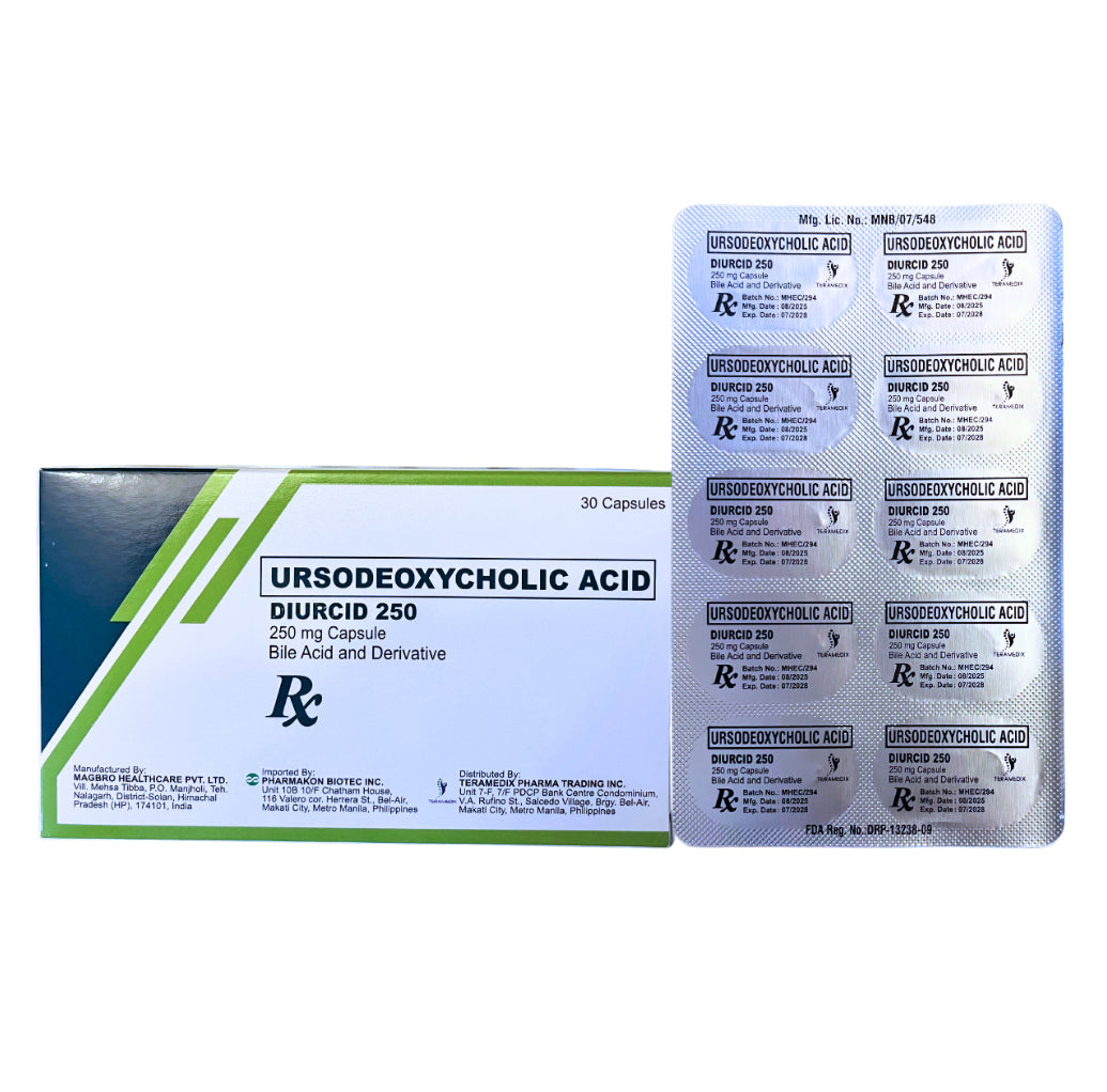 Ursodeoxycholic Acid 250mg Tablet x 1
