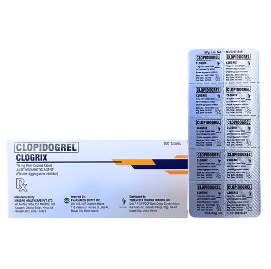 Clopidogrel 75mg Tablet x 1