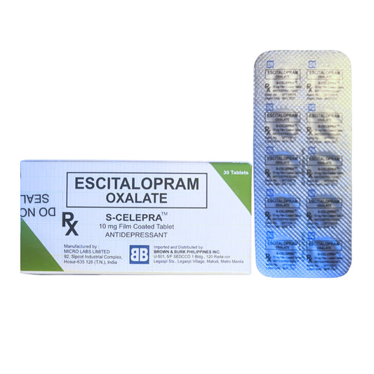 Escitalopram 10mg Tablet x1