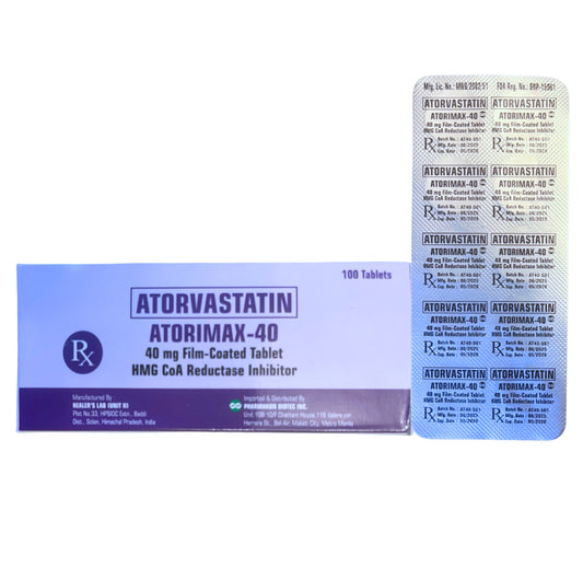 Atorvastatin 40mg Tablet x 1s