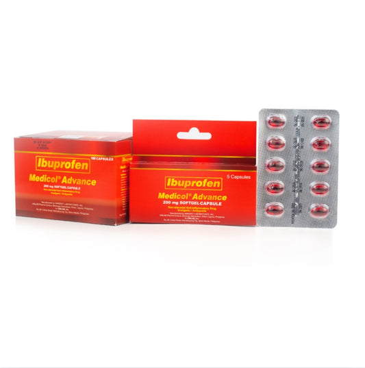 MEDICOL (Ibuprofen) 200mg Softgel Capsule