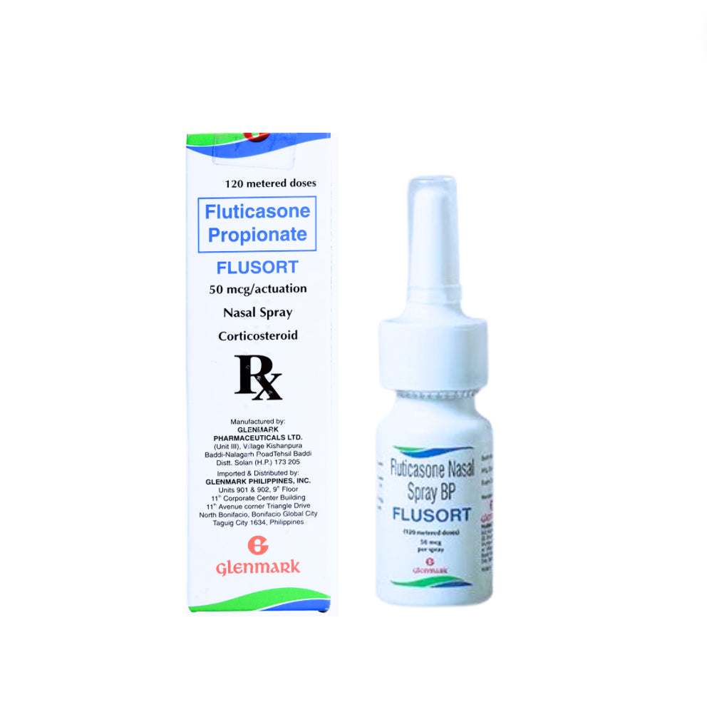 FLUSORT Fluticasone 50mcg (0.05%) per dose 120 doses Nasal Aqueous Solution x 1