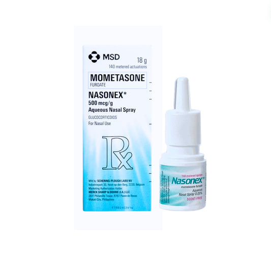 NASONEX Mometasone 50mcg (0.5%) 140 doses Nasal Aqueous Solution x 1