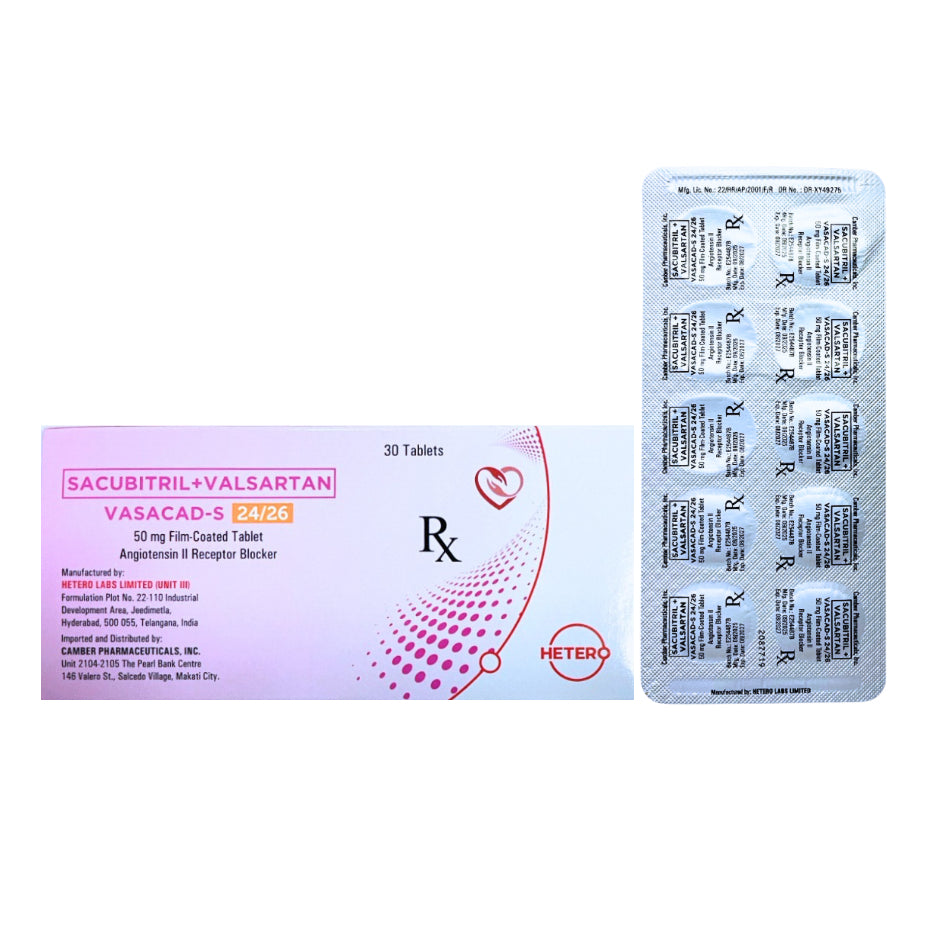 Sacubitril/Valsartan 50mg Tablet