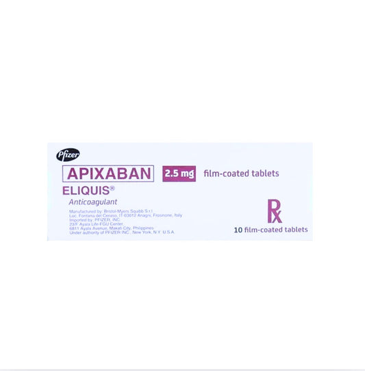 ELIQUIS Apixaban 2.5mg Tablet x 1