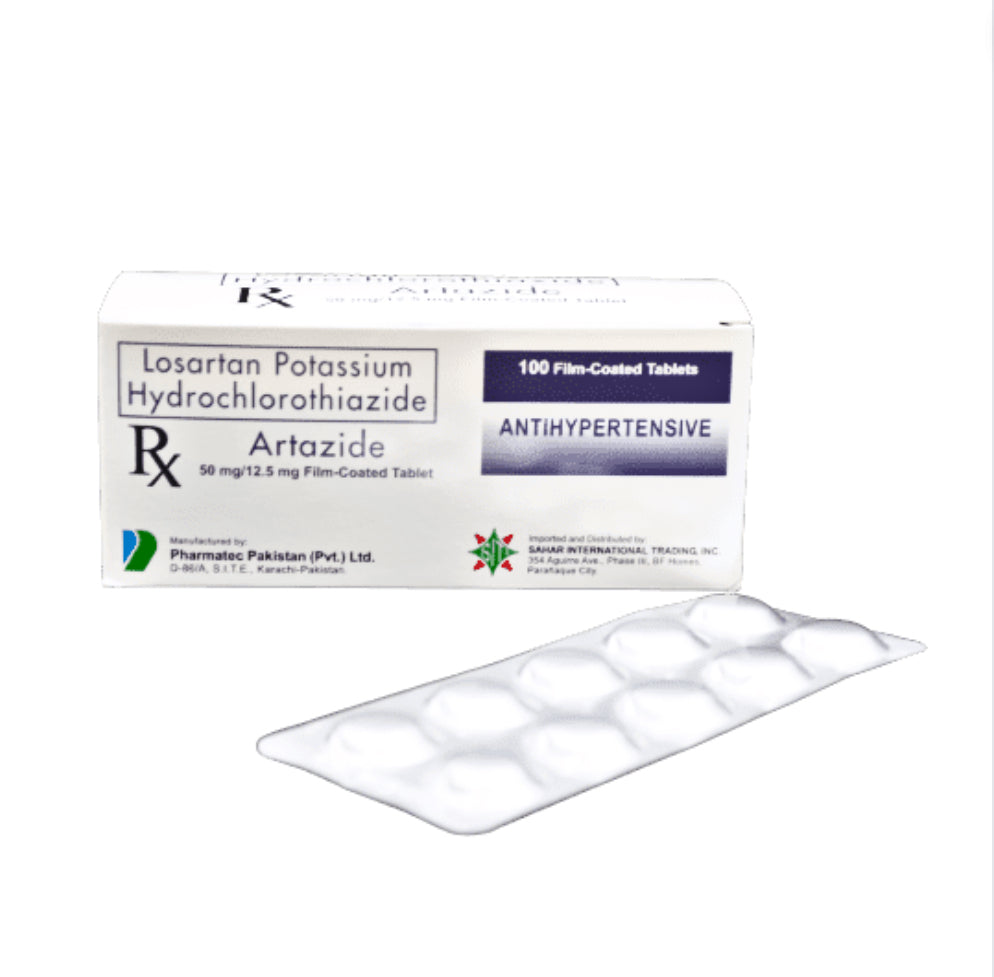 Kenzar Plus (Losartan + Hydrochlorothiazide) 50mg/12.5mg Tablet x 1