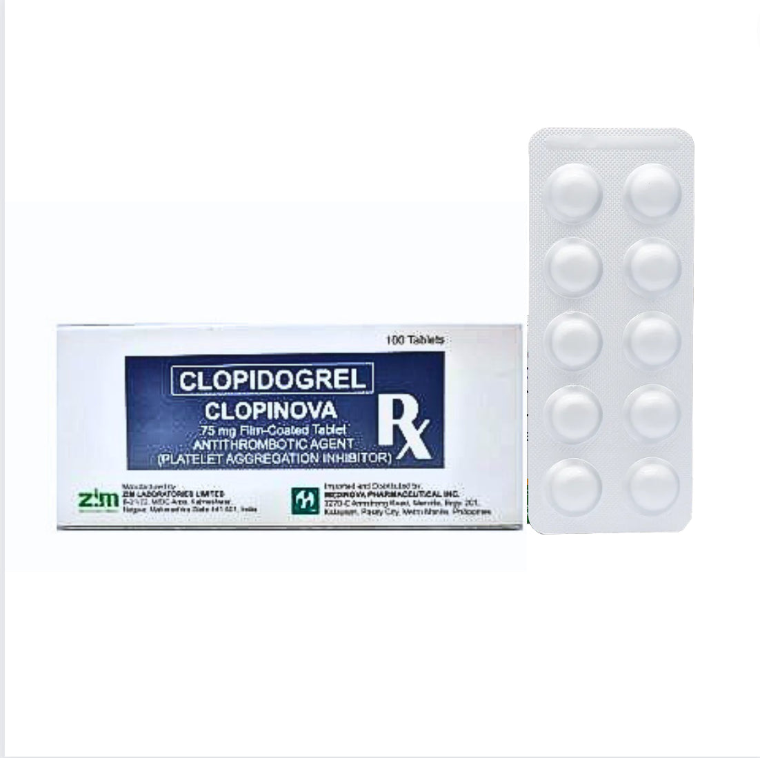 PLAVIX Clopidogrel 75mg Tablet x 1