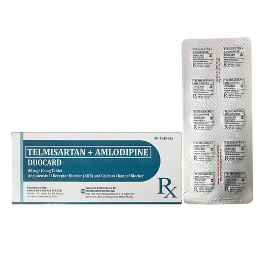 Telmisartan + Amlodipine 80mg./10mg. Tablet x 1