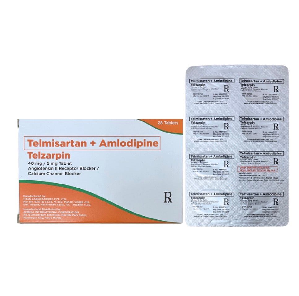 Twynsta (Telmisartan + Amlodipine) 40mg./5mg. Tablet x 1