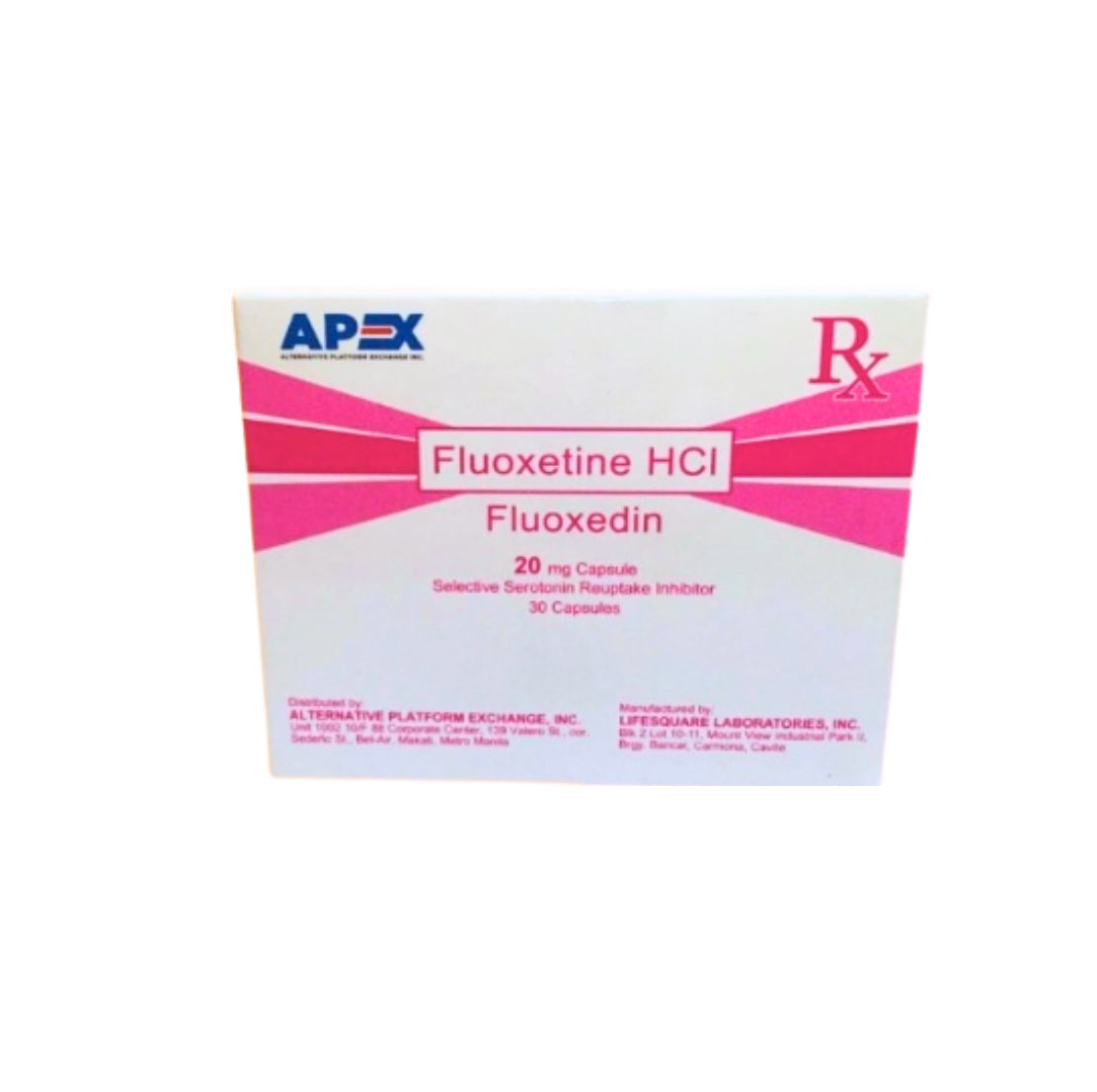 FLOUXEDIN Fluoxetine 20 mg Capsule x 1