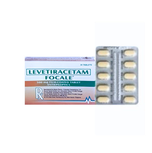 FOCALE Levetiracetam 500 mg Film coated tablet x 1
