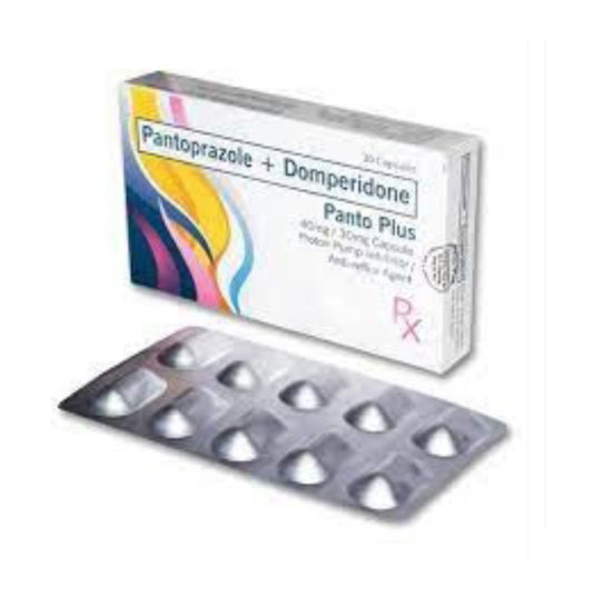 PANTO PLUS Pantoprazole+Domperidone 40mg/30mg Tablet x 1