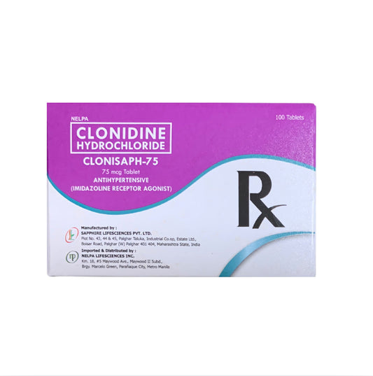 Clonidine 75mcg Tablet x 1