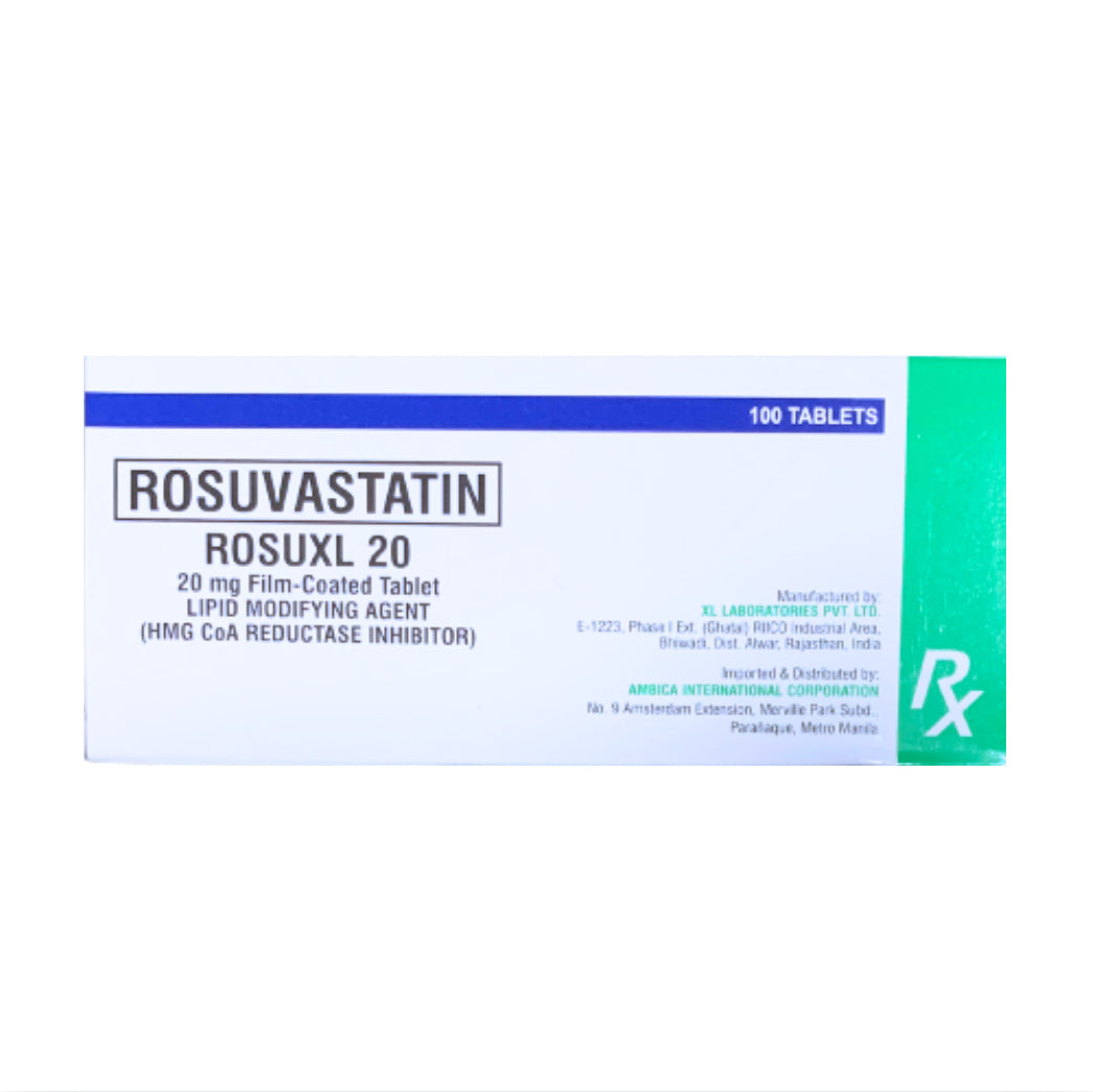 ROSUCOL  Rosuvastatin 20mg Tablet x 1