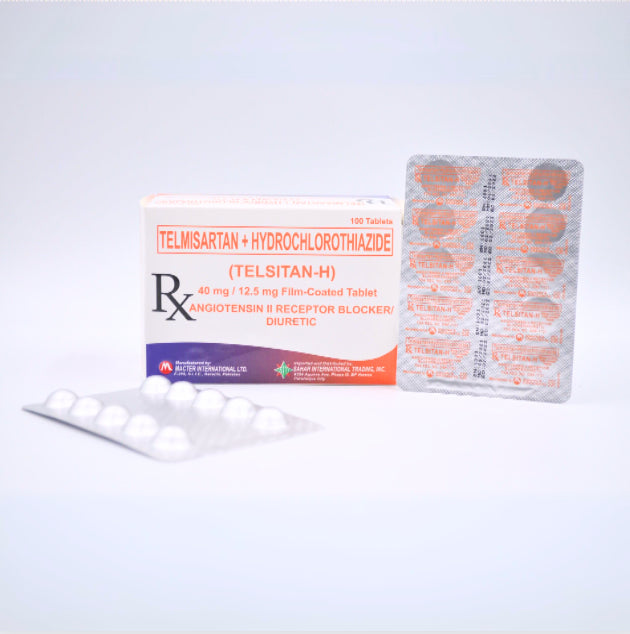 Telmisartan 40 Mg Hydrochlorothiazide 12.5 Mg Tablets at Rs 800.00
