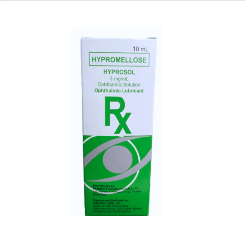 Hypromellose Artificial Tears 3mg./ml Eye Drops 10ml.