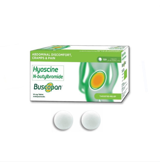 BUSCOPAN Hyoscine N-Butylbromide 10mg Tablet x 1