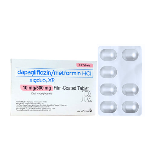 XIGDUO XR Dapagliflozin + Metformin 10mg/500mg Tablet x 1s