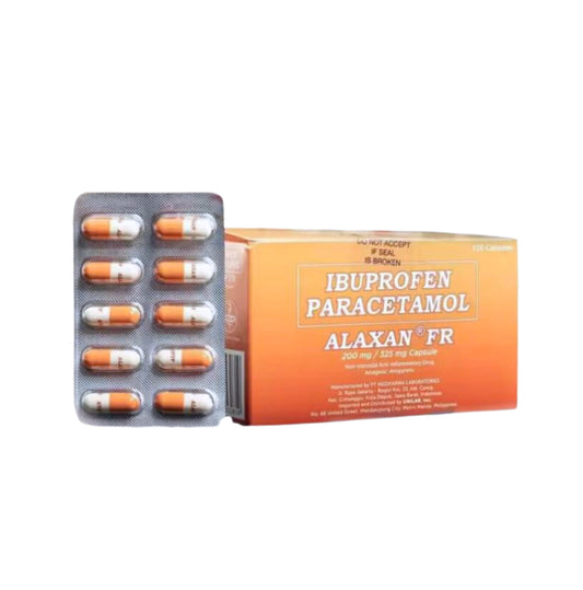 ALAXAN FR Paracetamol + Ibuprofen 325mg/200mg Capsule