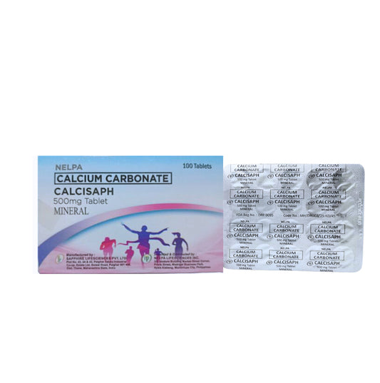 Calcium Carbonate 500mg Tablet x 1