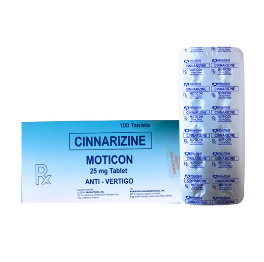 Cinnarizine 25mg Tablet x 1