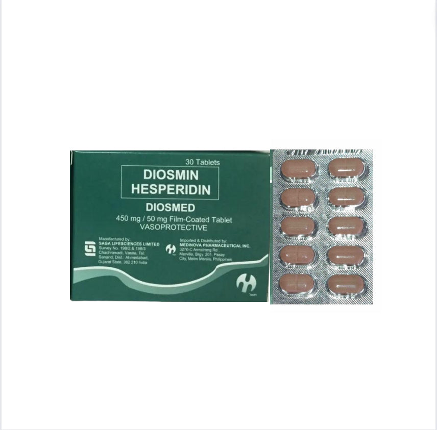 DIOXEL (Diosmin+Hesperidin) 450mg./50mg. Tablet