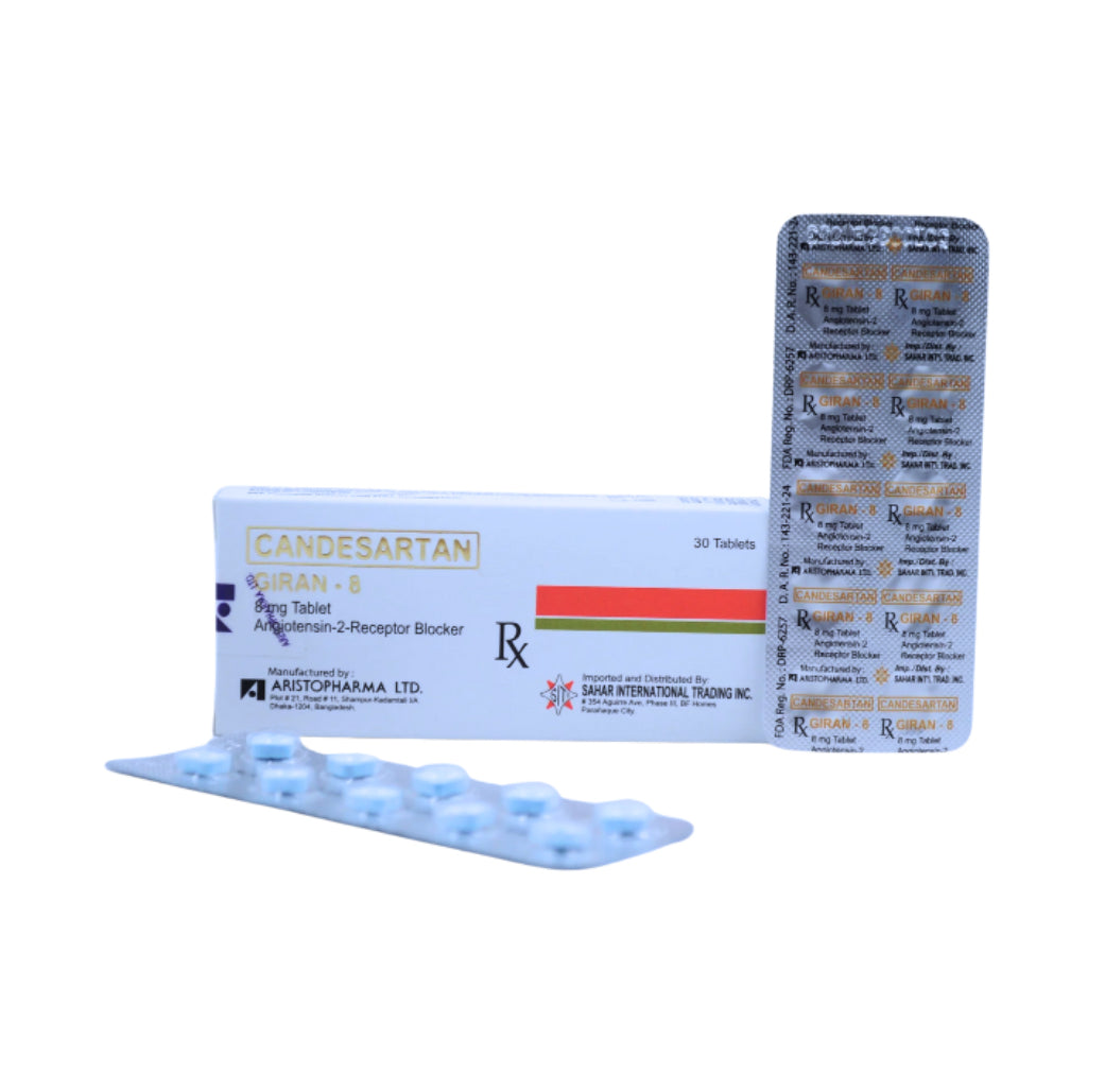 CANDEZ Candesartan 8mg Tablet x 1