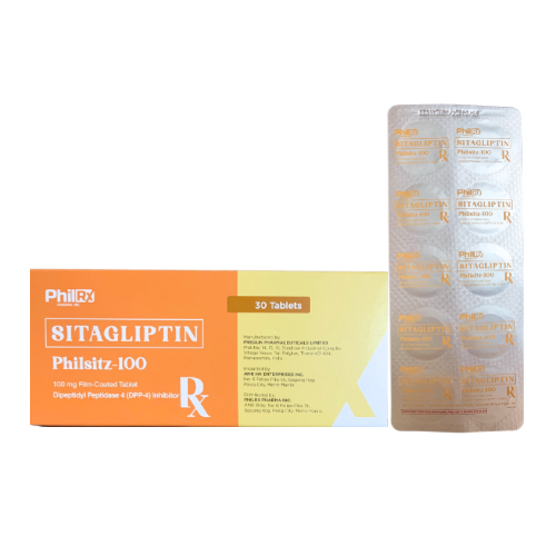 Sitagliptin 100mg. Tablet x 1s